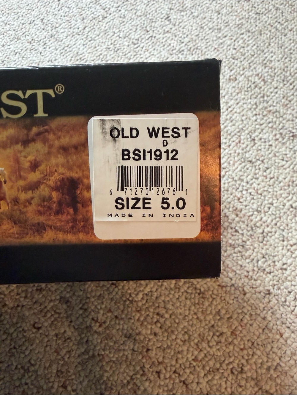 NWT Old West Toddler Boots 5 - Picture 4 of 4